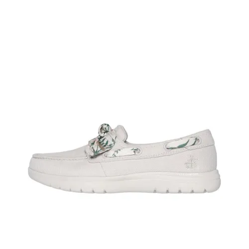 Skechers ON THE GO Anti-Slip Wear-Resistant Low-Top Casual Shoes Women's Ecru