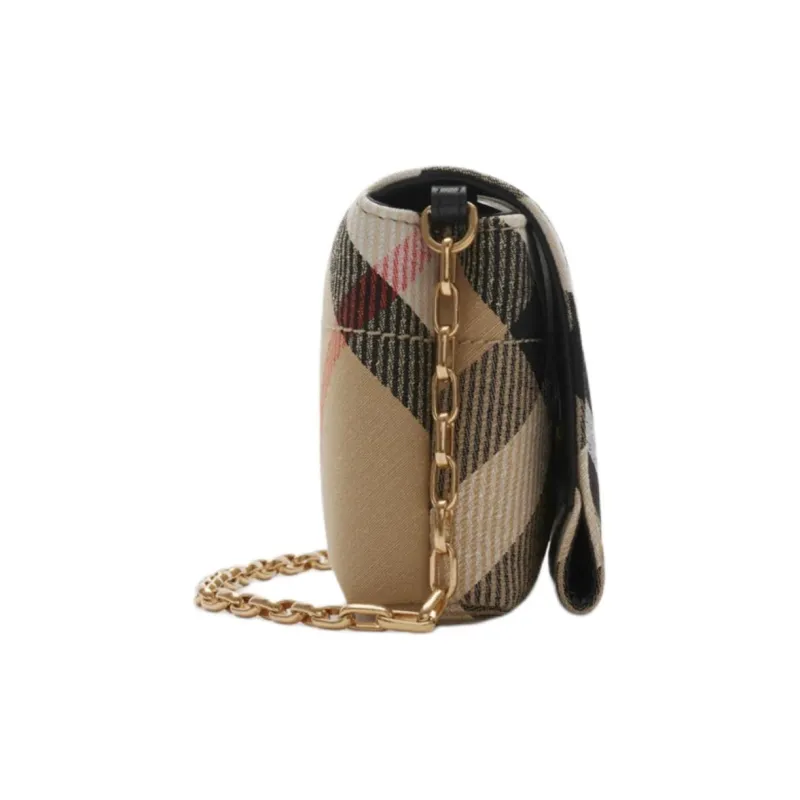 Burberry Snip Polyester Shoulder Bag, Crossbody Bag Mini Women's Sand-1