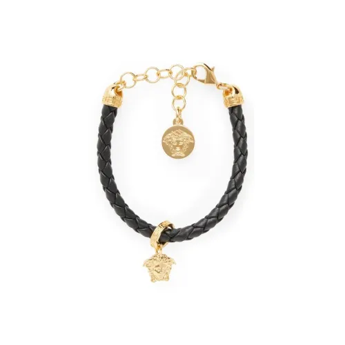 VERSACE Braided Medusa Charm Bracelet