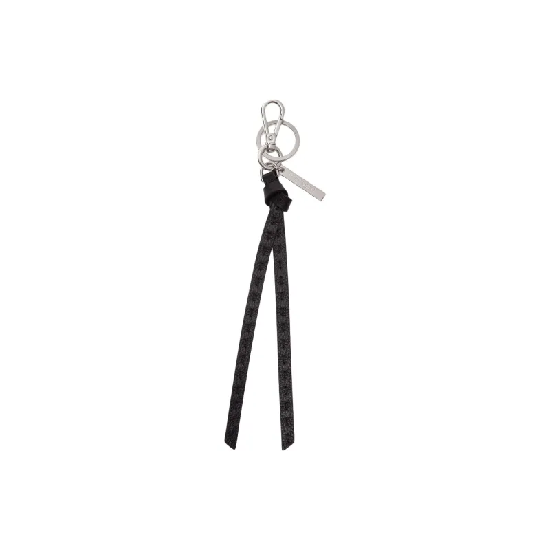 FENDI Metal Keychains Men's Black-0