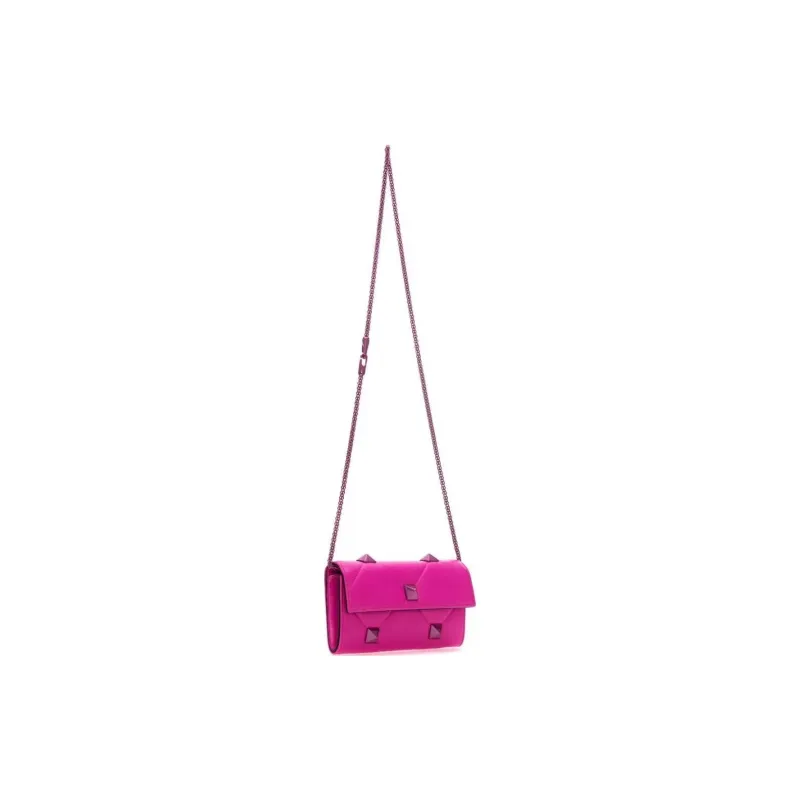 Valentino Roman Stud Leather Crossbody Bag Shoulder Bag Women's Pink-1