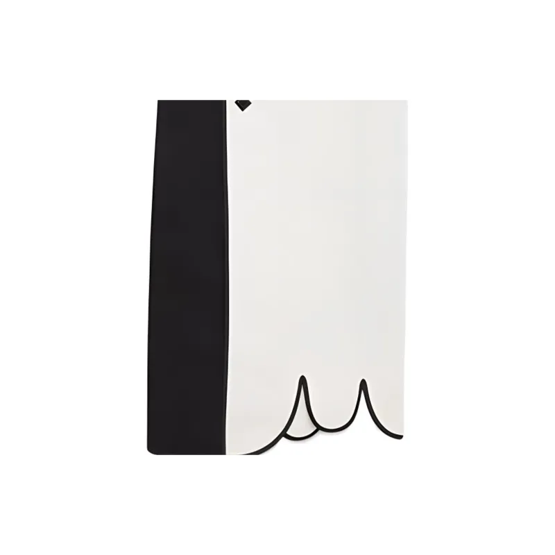 GUCCI Casual Long Skirts Women's Black White-3