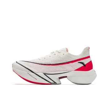 Anta C10 Pro Slip Resistant, Abrasion Resistant Cushioning Low Top Casual Running Shoes Women's White Red Black
