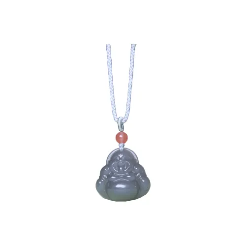 Ingenuity Hetian Jade Necklaces Smoky Purple Women's