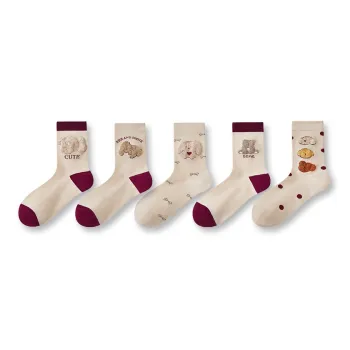 Caramella Mid Calf Socks Women's Combo Set