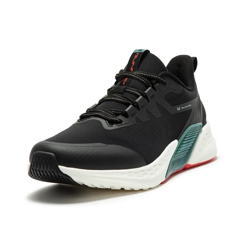 361° Volcano Rainproof Series Running Shoes Men Low Top Obsidian Black/Nebula Blue-1