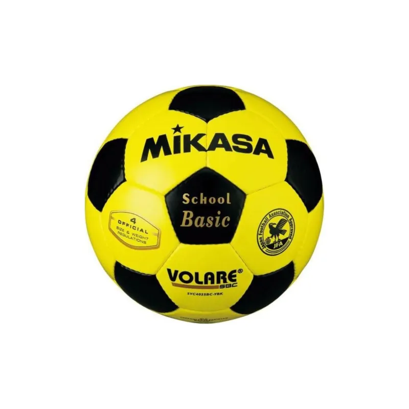 Clarks Size 4 Soccer Hand-Stitched Soccer Ball Unisex Black Yellow-0