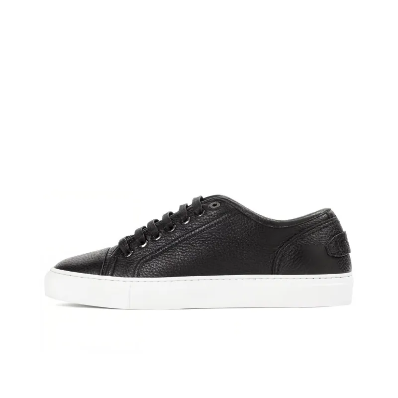 BRIONI Primavera Grained Leather Sneakers-0