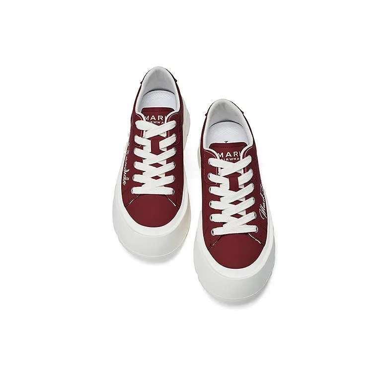 FAIRWHALE Roam Low Top Skateboard Shoes Men's Red-3