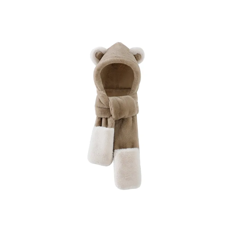 Shizhu Thickened Hoods & Plush Hats Women's-5