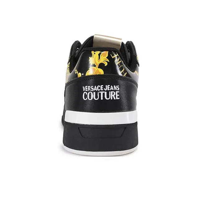 VERSACE JEANS COUTURE Floral Printed Lace Up Sneakers-3