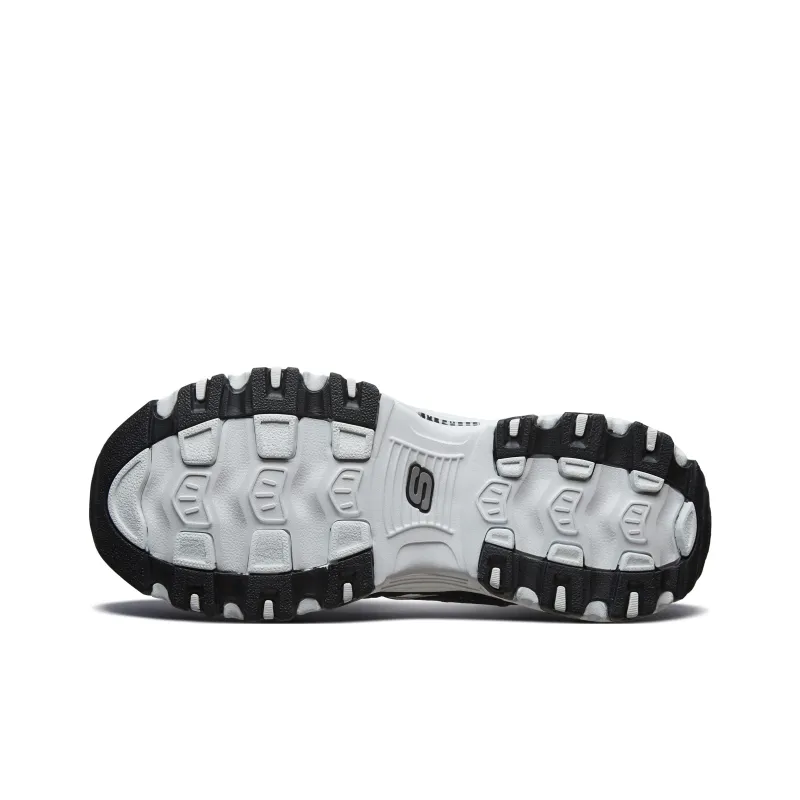 Skechers D'Lites 1.0 White/Black Women's-8