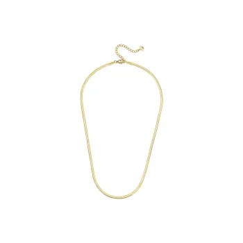 TIANWANG Stainless Steel Old Money Style Elegance Necklace Unisex Gold
