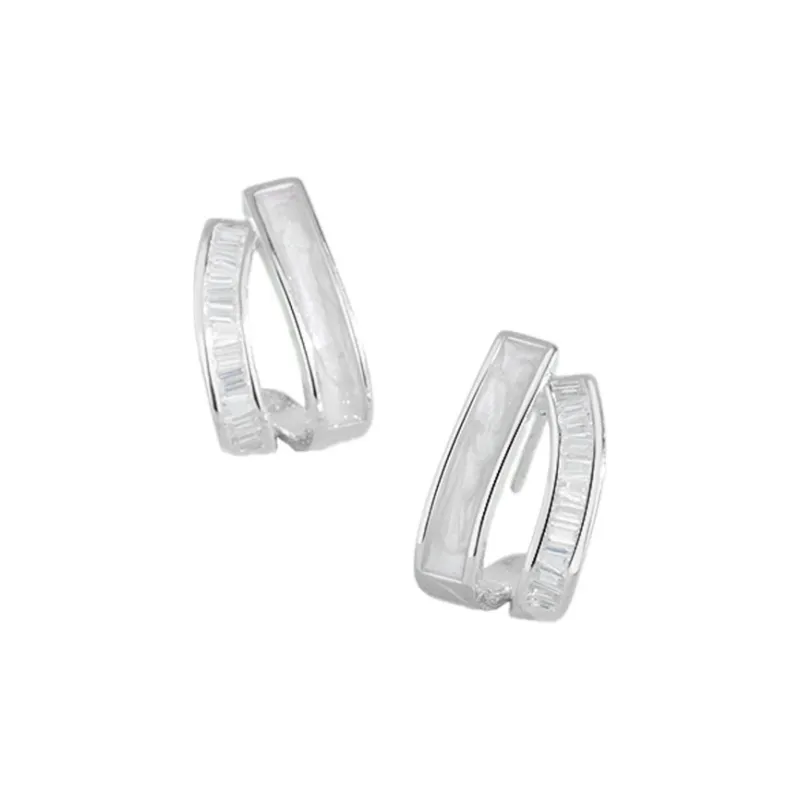 JESCAKOO S925 Silver Earrings Women's-0