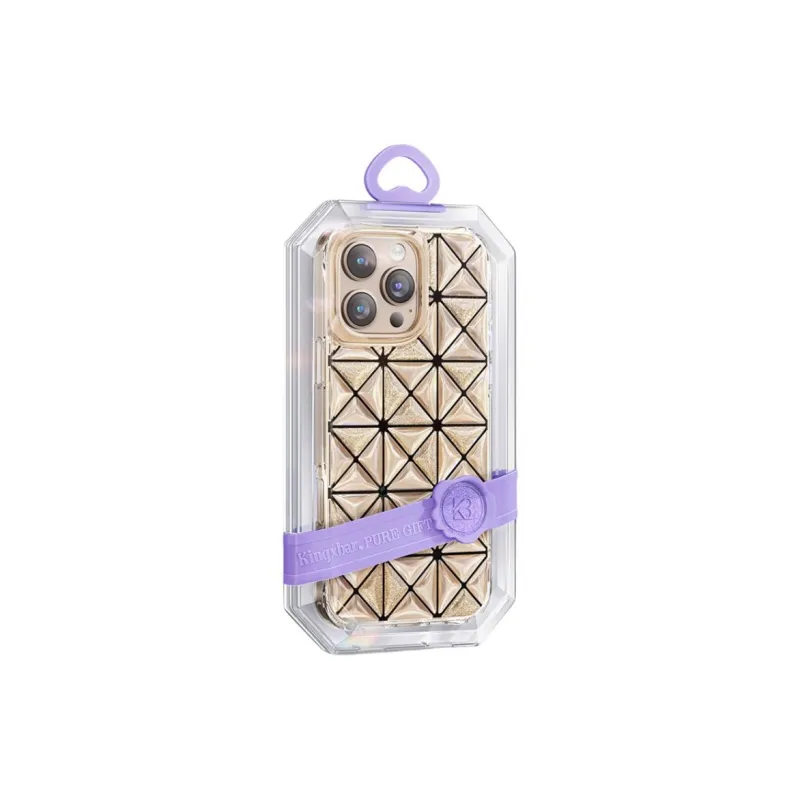 Kingxbar TPU Material 3D 3D Effect Diamond Phone Case Compatible With Apple 16 Collection-1