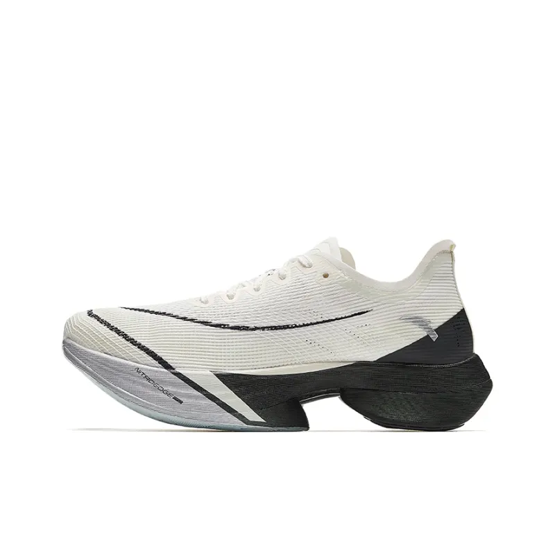 Anta C10 Pro Anti-Slip Wear-Resistant Low-Top Casual Running Shoes Women's White Black-0