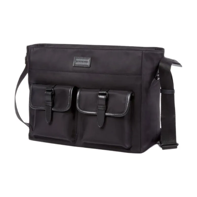 SAMSONITE ROTHES Nylon Messenger Bag Shoulder Bag Crossbody Bag Men's Black-1
