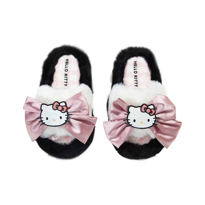 GUKOO x Hello Kitty Home Slippers Black-1