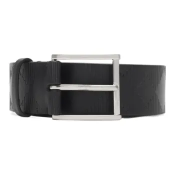 Burberry Check Leather Belt