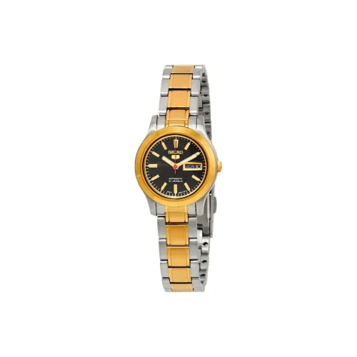 SEIKO Automatic Mechanical Movement Stainless Steel Strap Watch Women's Watch Black Dial