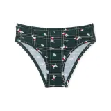 1 Pack (Deep Forest Plaid Dog Print)