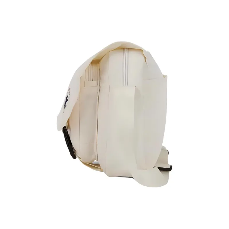 Converse Polyester Messenger Bag, Shoulder Bag, Crossbody Bag Regular Unisex White-2