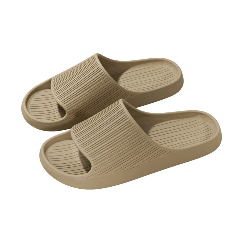 Foot Recreation Summer Minimalist Style Vertical Stripes Eva Anti Slip And Wear Resistant Slippers Home Slippers Unisex-15