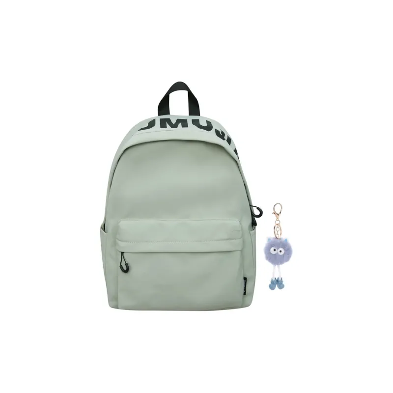 KAMLUI Nylon Fabric Backpacks Backpack Regular Unisex Green/Ecru/Black/Dark Brown/Purple-3