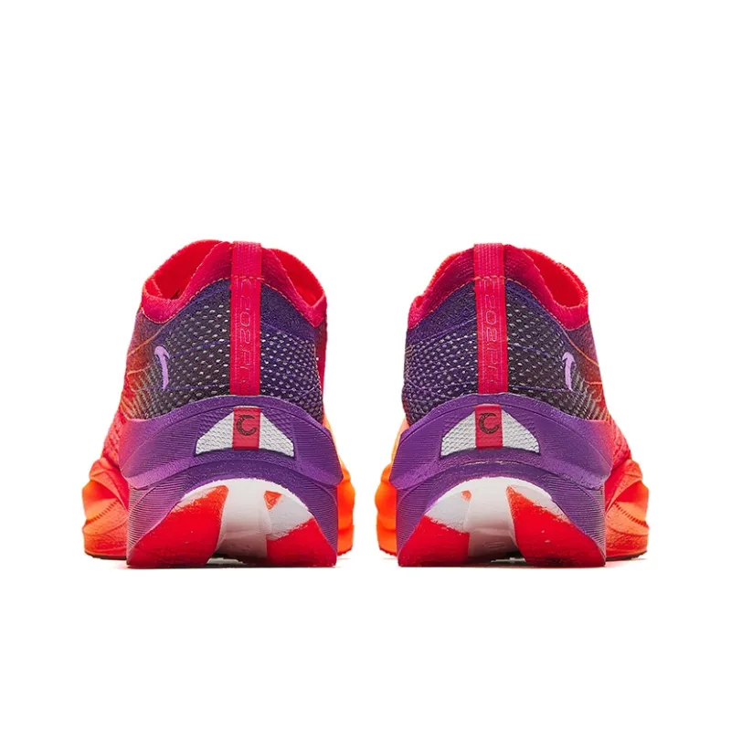 Anta C202 6.0 PRO Anti-Slip And Wear-Resistant Breathable Low-Top Casual Running Shoes Women's Orange Red Purple-3