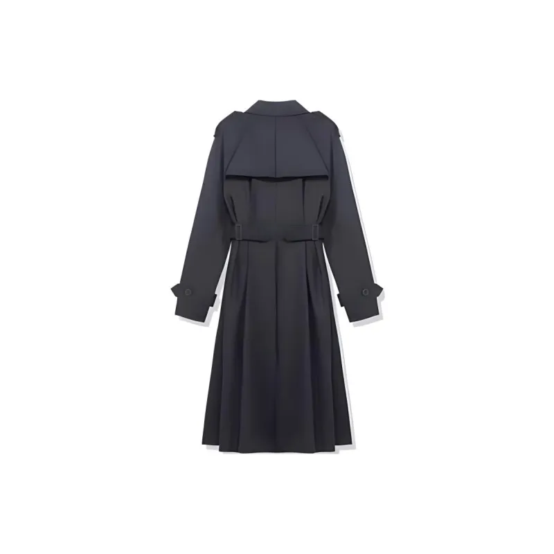 GOELIA Trench Coats Women's 00B Black-1