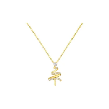 GRACE GIRL S925 Silver Necklaces Women's