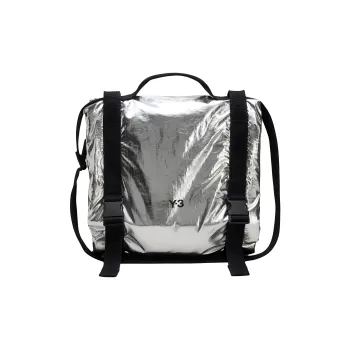 Y 3 Logo Printed Beach Towel Bag