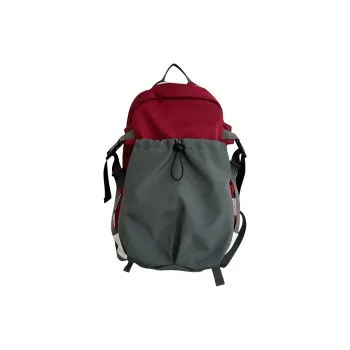 KAMLUI Nylon Backpack Regular Unisex Red/Green/Khaki