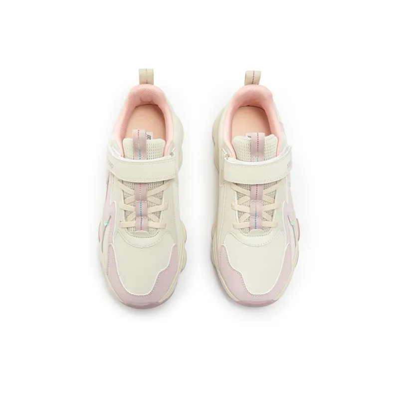 XTEP Kids Lifestyle Shoes Tea Milk Tea White/Arctic Pink/Dove Gray Kids'-1
