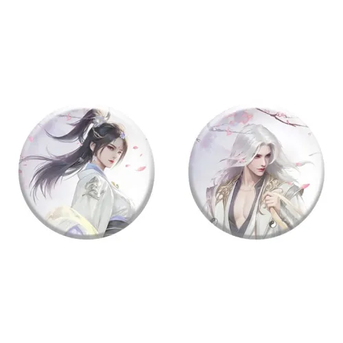 TENGXUNSHIPINCAOCHANGDI Paint The Rogue In The Jianghu Bonded For Life Collection Guanchu Anime Merchandise Badges