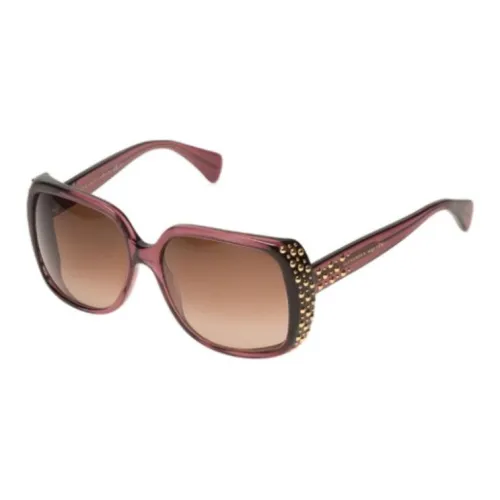 Alexander McQueen Square Sunglasses Women's Pink/Black