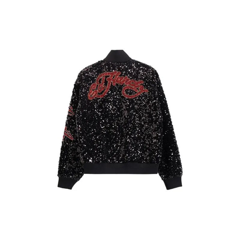 Ed Hardy FW24 Sweatshirt Women's Black-1