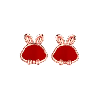 IS YOU 18K Gold Stud Earrings Women's
