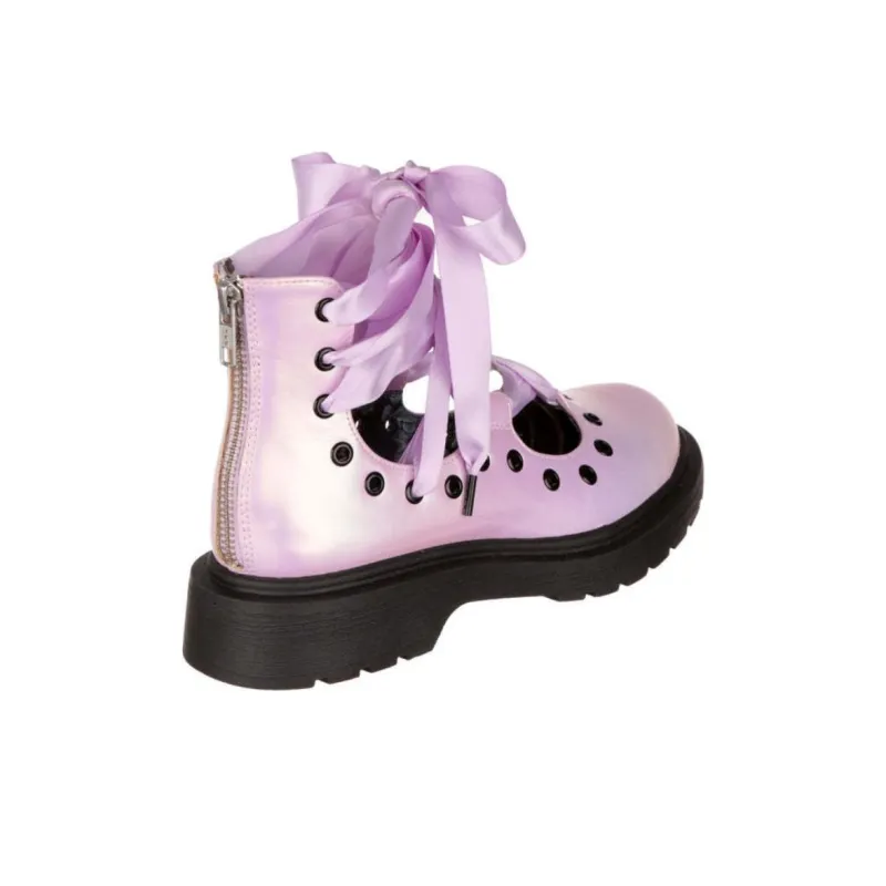IRREGULAR CHOICE Tres Bien Casual Single Shoes Women's Light Purple-3