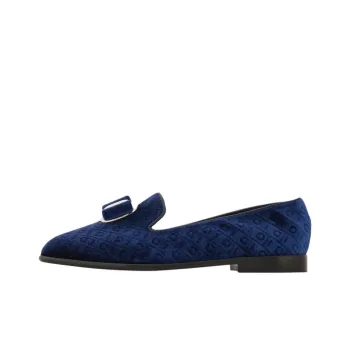 FERRAGAMO Vara Loafers Women's Blue