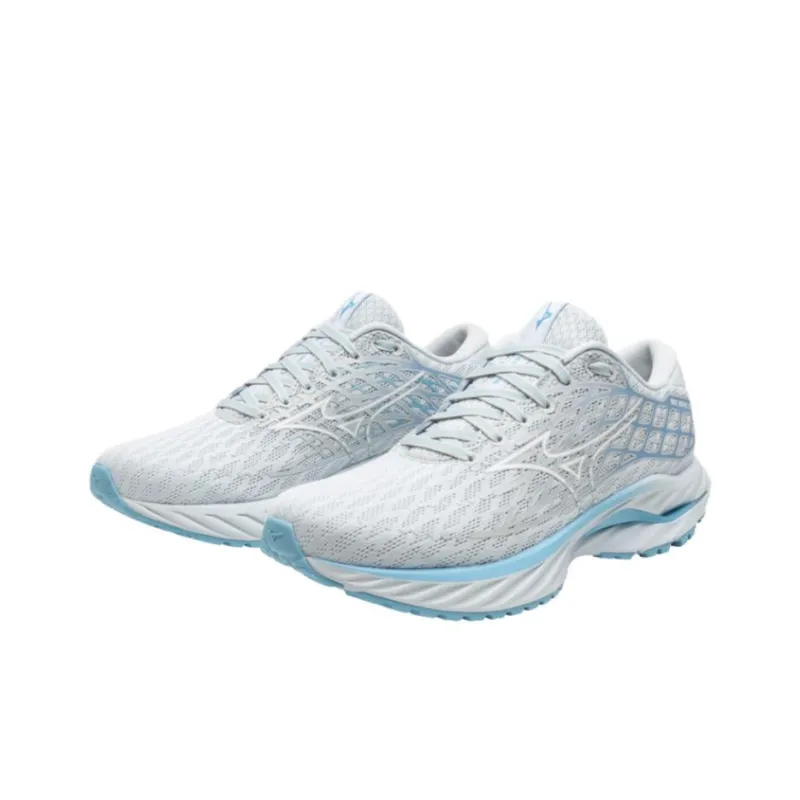 Mizuno Wave Inspire 20 Anti Slip Wear Resistant Low Top Casual Running Shoes Women's Gray-2