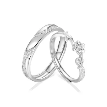 Chongqing Gold Store S925 Silver/Cubic Zirconia Rings Unisex