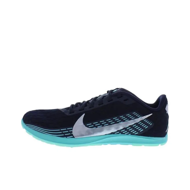 Nike Zoom Rival Waffle 5 Anti Slip Wear Resistant Low Top Running Shoes Women's Blue-0