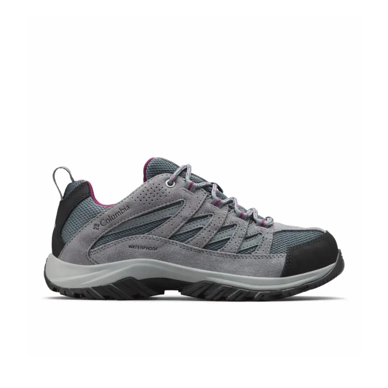 Columbia Crestwood Anti Slip Wear Resistant Low Top Hiking Shoes Unisex Gray-1