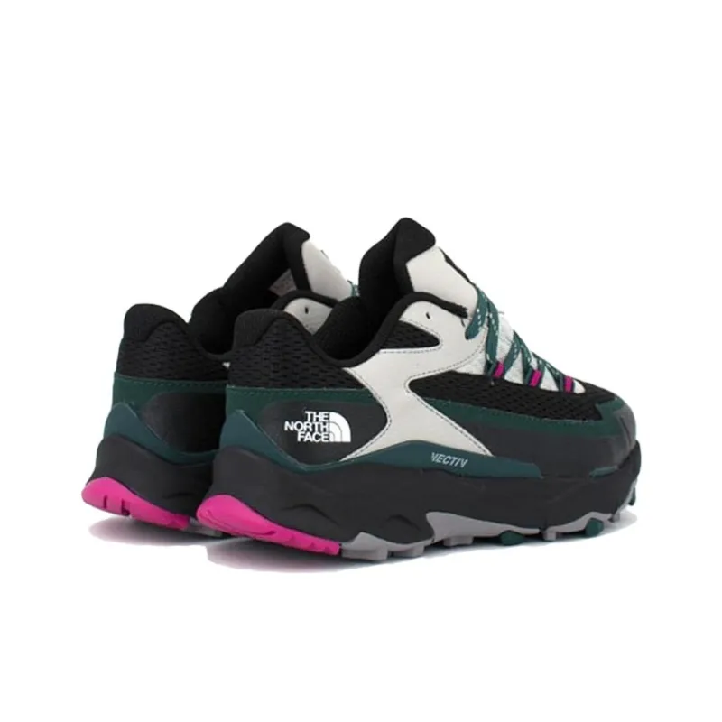 THE NORTH FACE Anti Slip Wear Resistant Low Top Trekking Shoes Women's Black Green-3