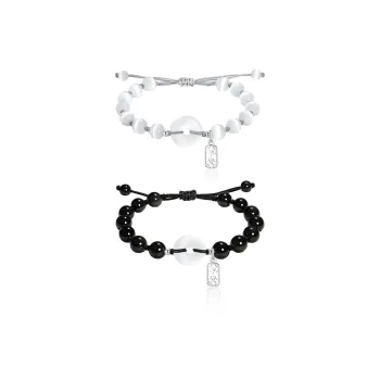 FOREVER MELODY Agate Bracelets Unisex