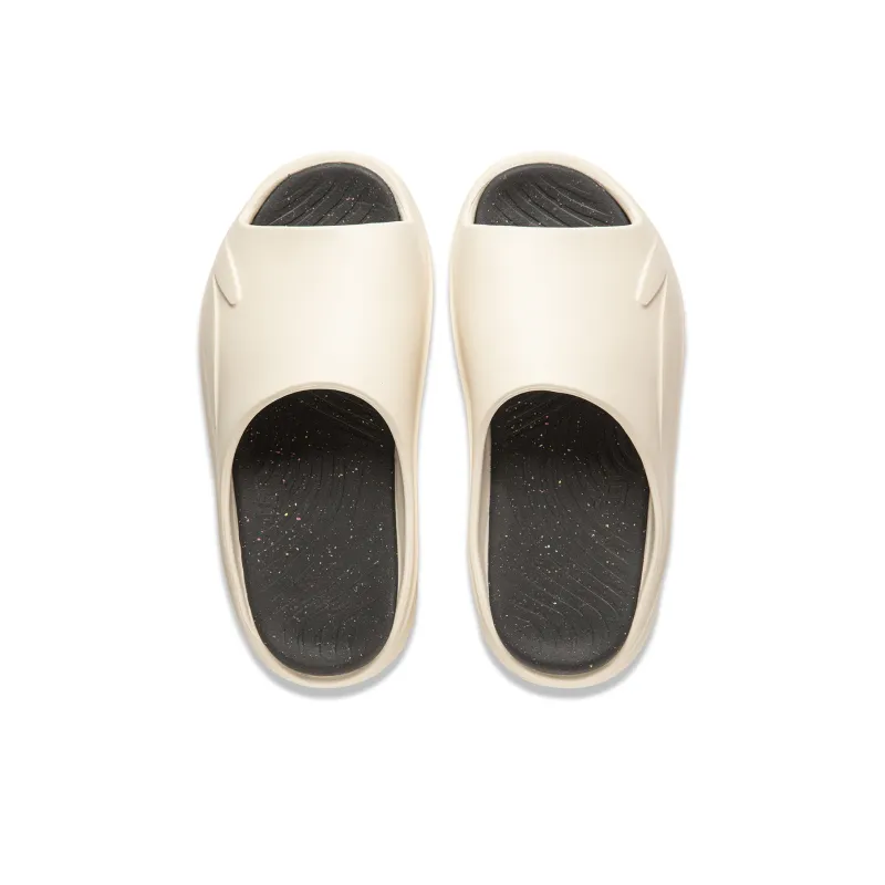 LiNing SOFT SLIPPER Slide Slippers Unisex Rock White Gray-3