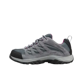 Columbia Crestwood Anti Slip Wear Resistant Low Top Hiking Shoes Unisex Gray