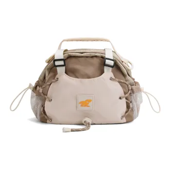 VAOPER Nylon Crossbody Bag Medium Size Unisex Black/Khaki