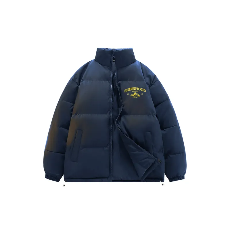 ROBINHOOD Puffer Jackets Unisex Black-16